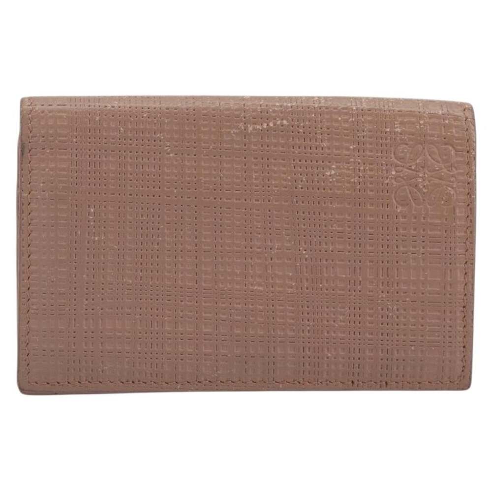 Loewe Leather Card Case Pink